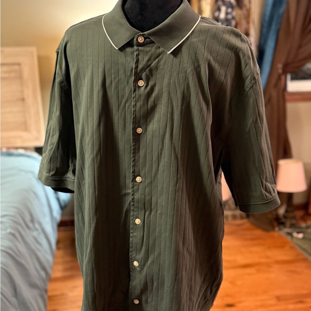 Joseph Abboud Olive Button Down Shirt